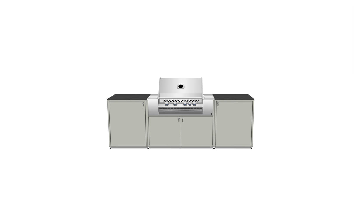 EO Chroma Grill Station without upstands