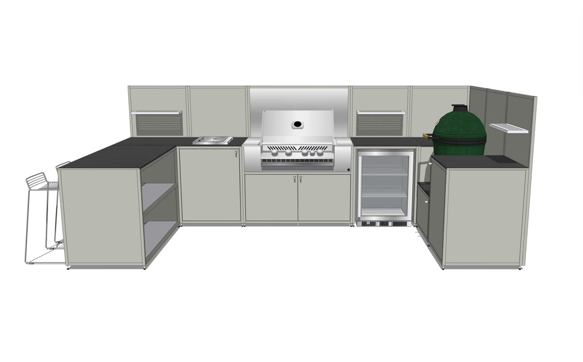 EO Chroma U-Shaped Entertainer with upstands