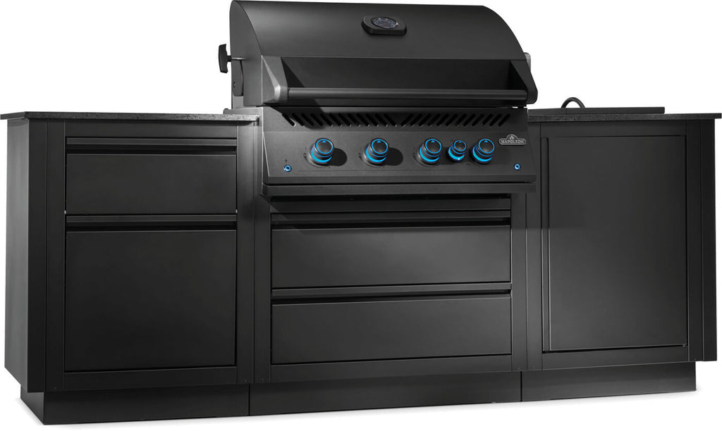 Napoleon OASIS outdoor kitchen angled view