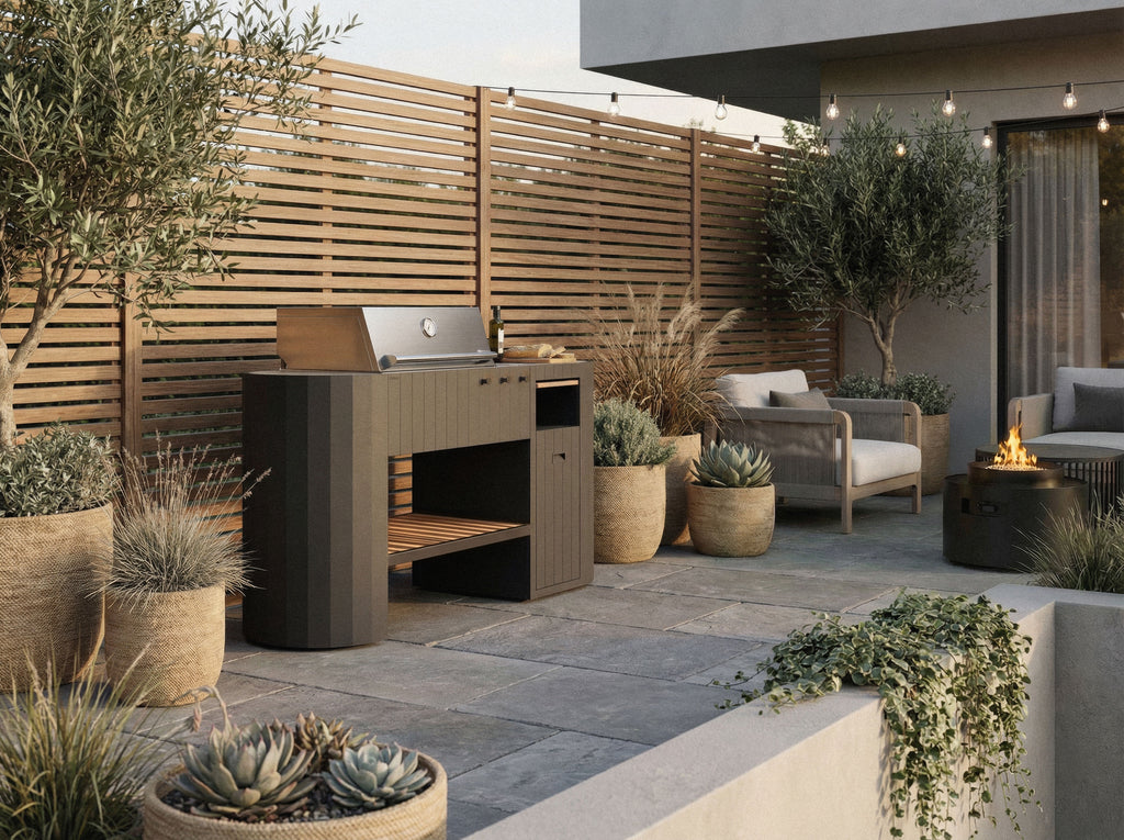 OVO GM outdoor kitchen in use