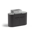 Q-boo OVO GS compact outdoor kitchen with gas grill and Dekton worktop